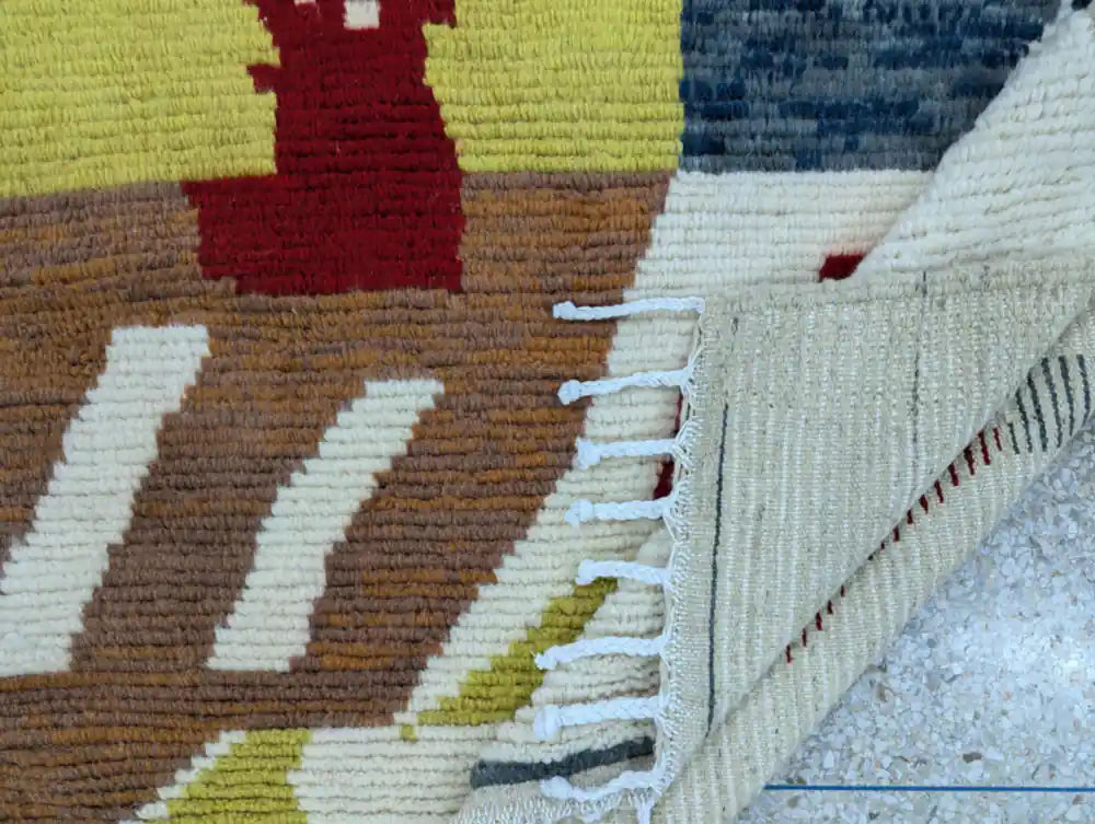 arriere-tapis-azilal-authentique - BERB