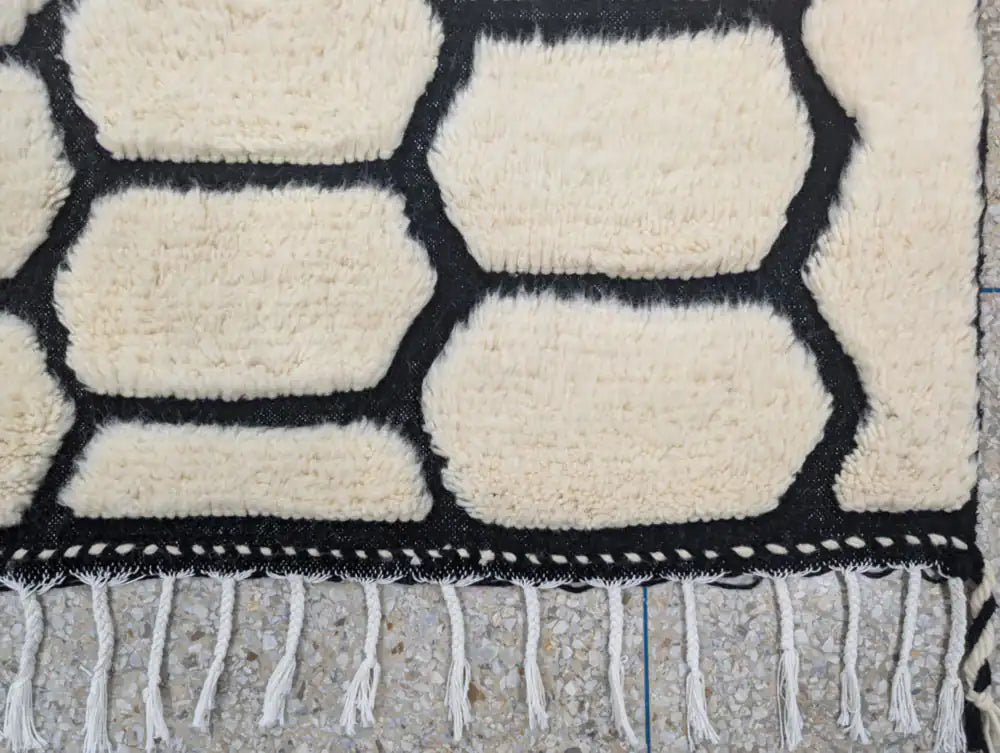franges-tapis-berbere-beni-ouarain-fait-main - BERB