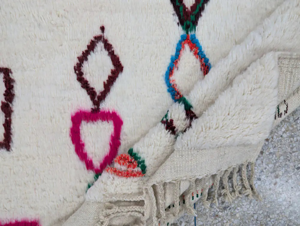 Tapis Azilal en laine fait main du Maroc - BERB