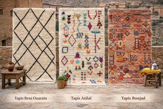 Beni Ouarain, Azilal, Boujad : lequel choisir pour votre intérieur ?