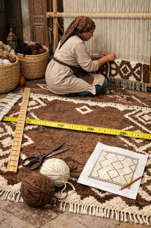Tapis Berbère Marocain – Sur Mesure et Fait Main