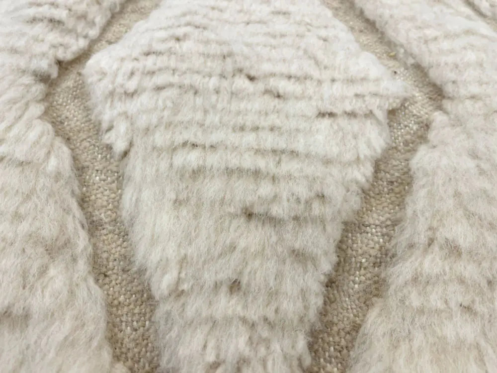 Tapis Beni Ouarain fait main, artisanat du Haut Atlas marocain