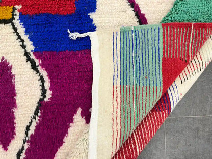 Tapis berbère Marocain en laine naturelle - BERB