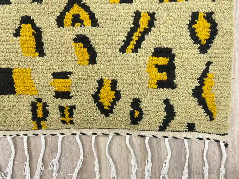 Tapis Berbère Moderne – Beni Ouarain Fait Main