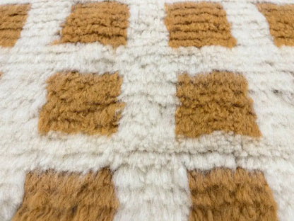 Tapis Beni Ouarain en laine naturelle du Maroc, fait main