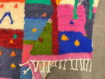 Tapis Azilal fait main – Artisanat marocain en laine - BERB