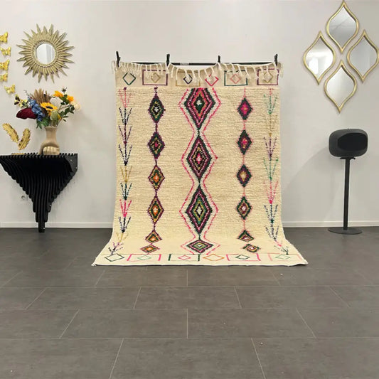 Tapis Azilal en laine fait main du Maroc - BERB