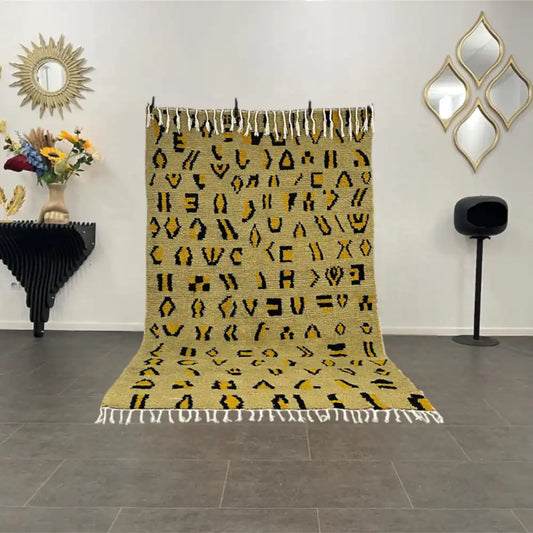 Tapis Berbère Moderne – Beni Ouarain Fait Main