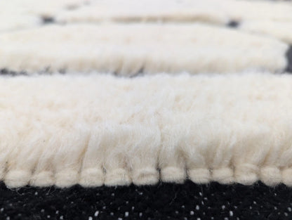 Tapis berbère Beni Ouarain – géométrique – laine naturelle - BERB