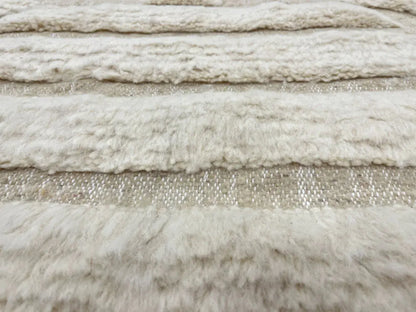 Tapis berbère Beni Ouarain en laine naturelle, fait main au Maroc